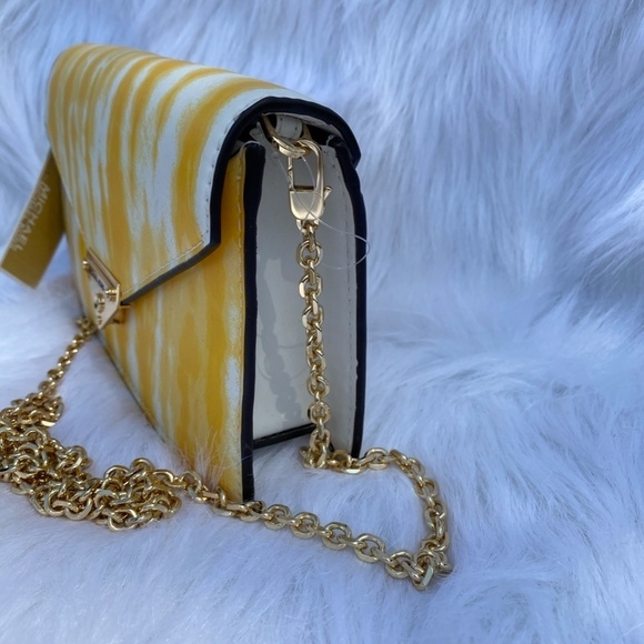 Michael Kors Grace Envelope Clutch Crossbody Butte - Picture 2 of 6